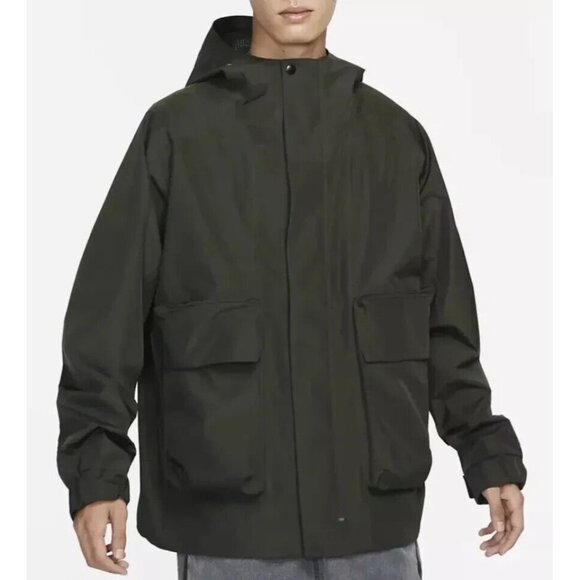 Nike Storm-FIT ADV Tech Pack Dark Green GORE-TEX Jacket Men L DQ4272-355 NWT - Picture 1 of 14